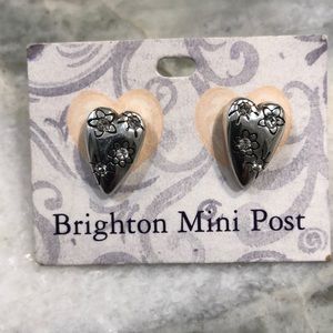 Brighton heart post earrings